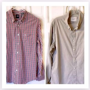 Men’s Long Sleeve Button Down Shirt Lot